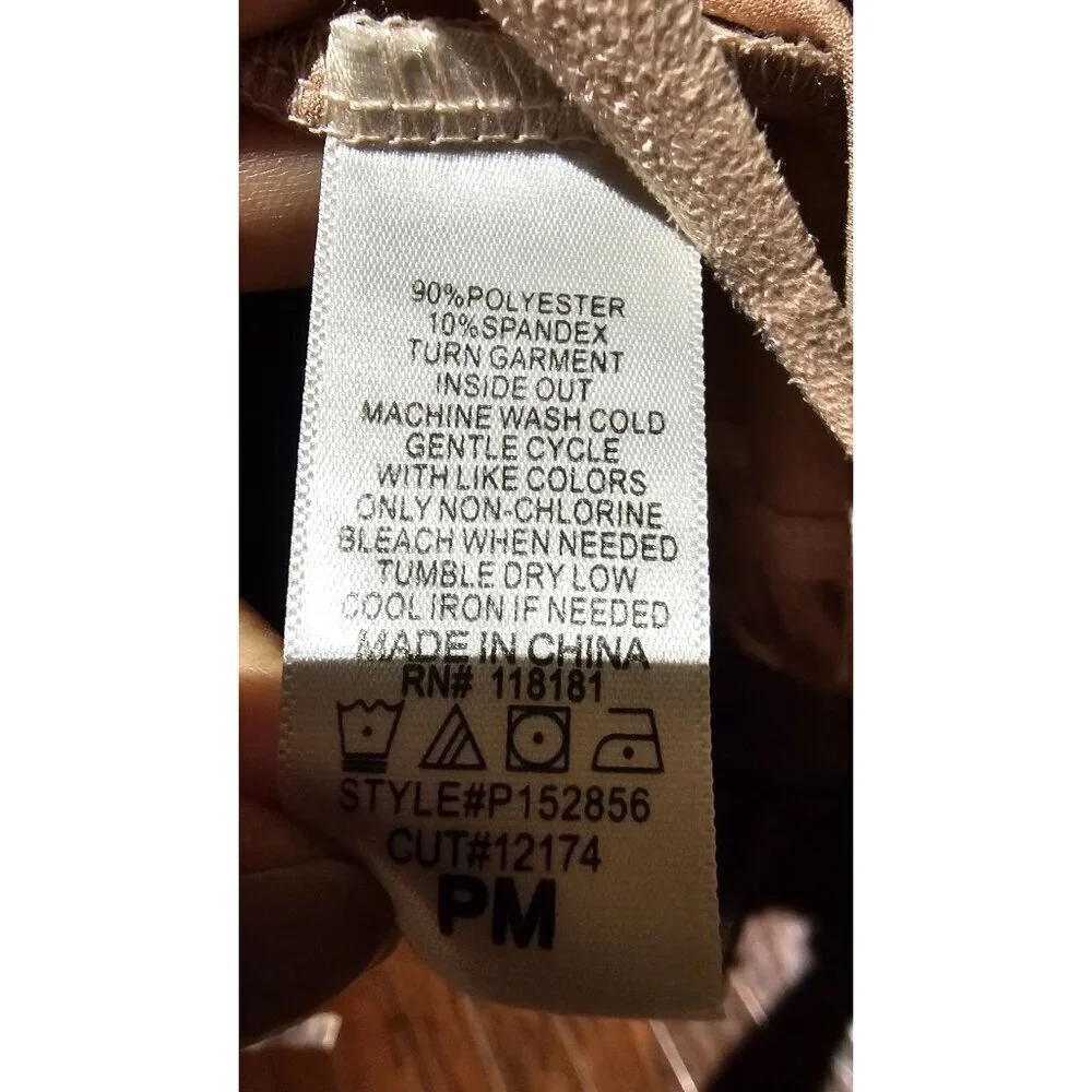 French BSue 70's Western Hippie Suede Fringe Open Vest In Blush Pink PM NWT - Picture 8 of 8